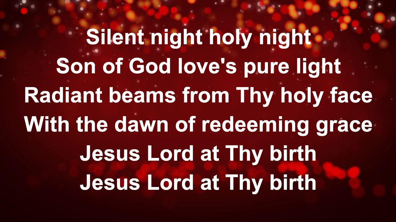 Silent Night Worship Lyric Videos (Preview) YouTube