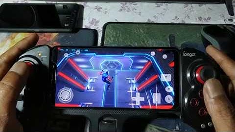 Spider-Man Edge Of Time on Pocophone F1 with gamepad setting