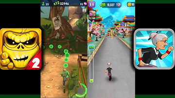 Zombie Run 2   Monster Runner Game Vs Angry Gran Run