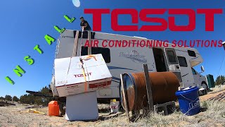 Installing Tosot 15k BTU Rooftop AC Unit!!