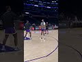 Anthony Davis warming up ahead of the Lakers matchup against Nikola Jokic &amp; the Nuggets. 📸🦅🏀