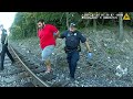 Off Duty Police Commander Helps Patrol Officers with Burglary Arrest