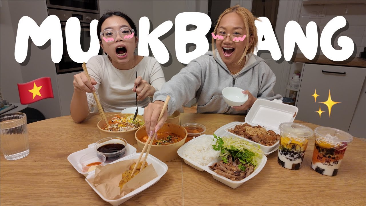 SNĚDLY JSME S MOJÍ SESTROU NAŠE VYSNĚNÁ VIETNAMSKÁ JÍDLA🇻🇳🍜 přehnaly jsme to už... | KIM LY