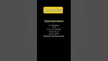 Numbers Out of Control: Hyperoperations #maths