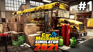 CAR MECHANIC SIMULATOR 2021 Gameplay Walkthrough Part 1 - THE BASICS (Full Game) screenshot 3