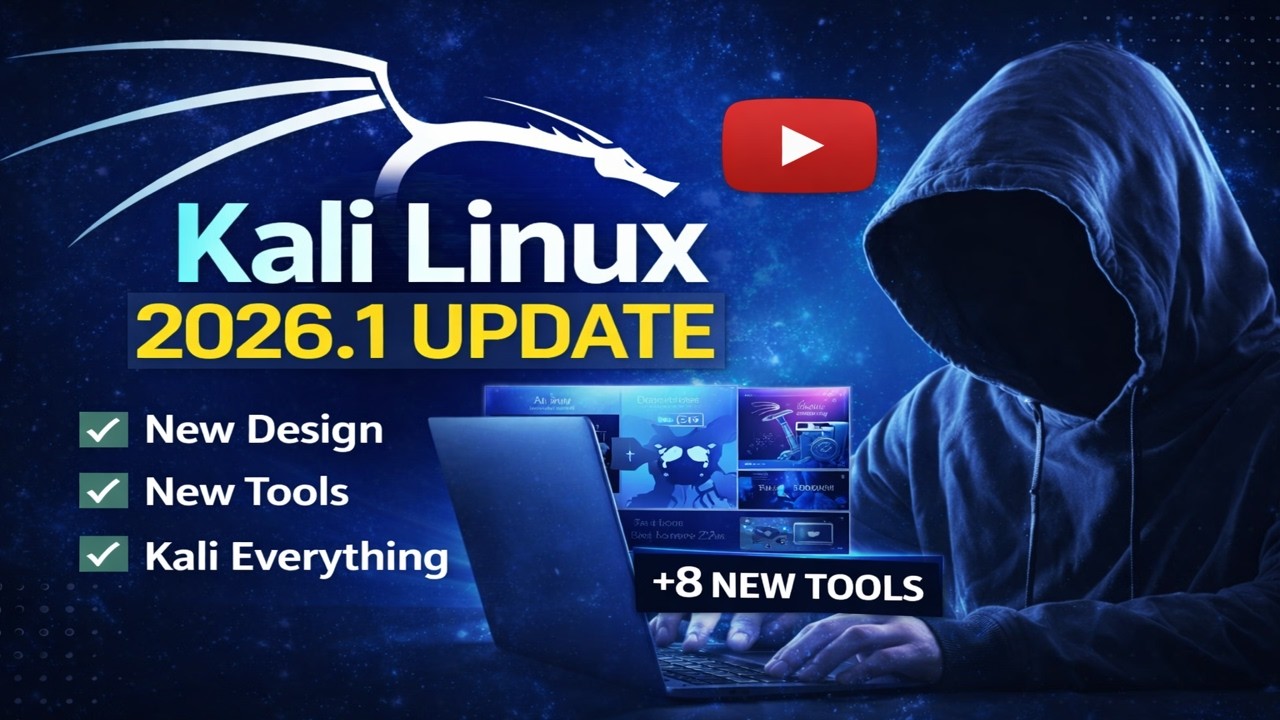 Kali Linux 2026.1 Released | 8 New Tools Explained (Bangla) - YouTube