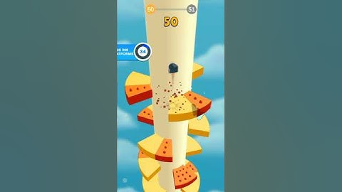 Helix Hero jump gameplay|#helixjump #games #shortsfeed