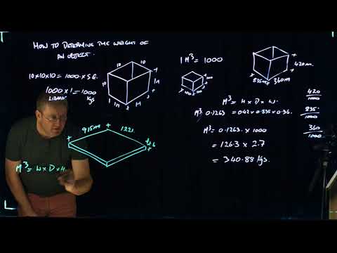 تعیین وزن یک جسم با استفاده از وزن مخصوص