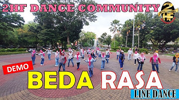 DEMO #BEDA #RASA #linedance | 2HF dance community | #clumztyle #lagu #pestarakat #reggaemix #version