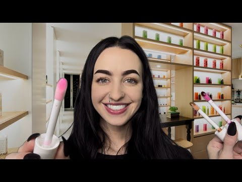 [ASMR] Lip Gloss Color Analysis + Try On RP