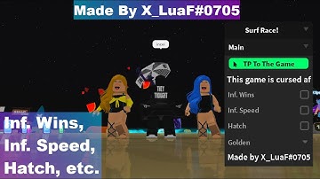 Surf Race! Script | Inf. Wins, Inf. Speed, Hatch, etc.