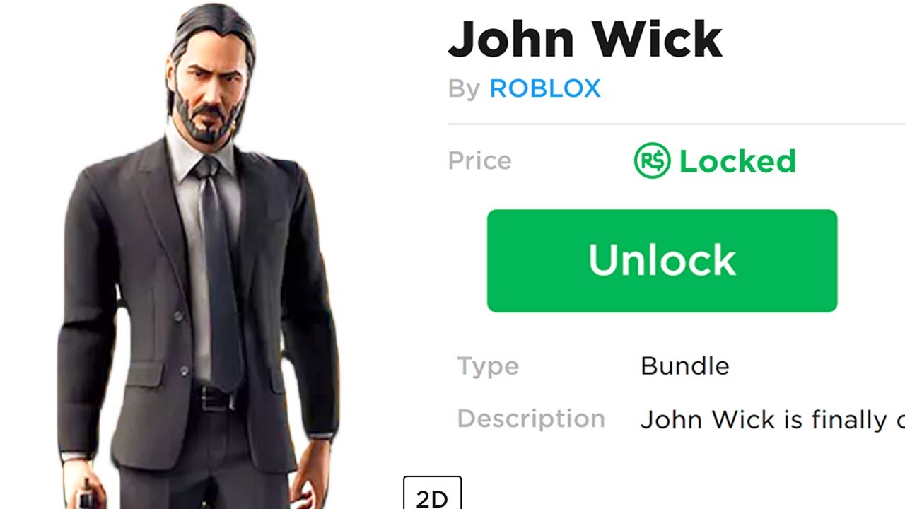 John Wick Skin - Roblox