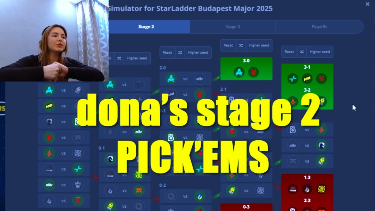 StarLadder Budapest Major 2025 Pick’Em — этап 2 и обмен