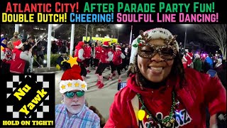 🟡 Atlantic City Holiday Parade AFTER PARTY 🎄 Double Dutch, Line Dancing & Cheering! Must See Video!