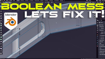 BOOLEAN overshoot - Lets Fix It! - Blender 2.92 tutorial