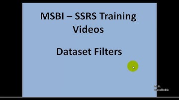 MSBI - SSRS - Dataset Filters