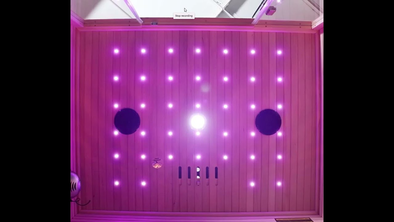 Home Sauna | Chromotherapy Lighting