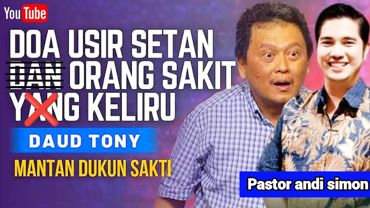 Mantan dukun santet mendatangi tempat Pastor andi simon