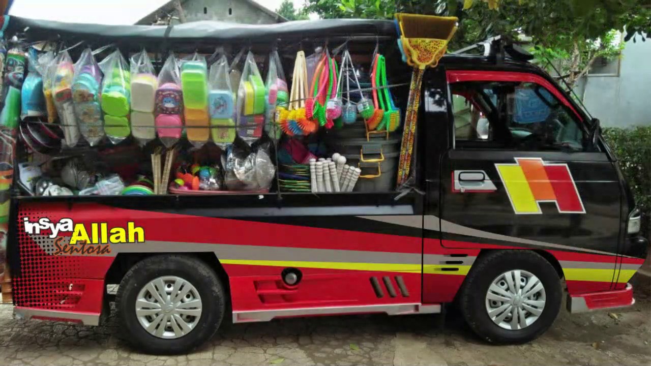 DESAIN CUTTING STICKER PICK UP MODIFIKASI SUZUKI CARRY PICK UP TUTORIAL COREL DRAW YouTube