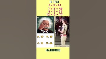 Chỉ thiên tài mới giải được| Iq Test | #short #mathfun #funny #viral #shortvideo #fyp #video