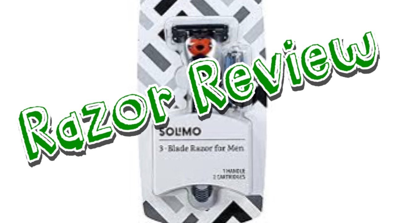 Solimo 3 Blade Razor for Men (Amazon Brand) - YouTube