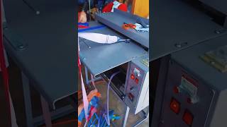 Fusing Machine Use To Attach Fusible Interlining With Fabric