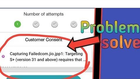 Jio pos plus new problem fix /how to fix capturing failedcom.ji.jpp.....