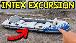 Intex Excursion 5 Person Inflatable Boat Installation