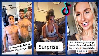 Butt-Ass Naked In Front Of BF | Nakey Challenge Tik Tok