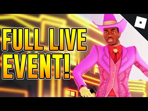 FULL LIL NAS X ROBLOX CONCERT EVENT | Roblox