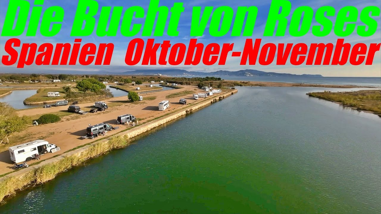 Die Bucht von Roses und Umgebung