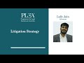 Litigation strategy by lalit jain