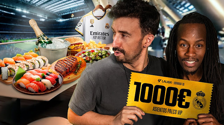 ENTRADA VIP en el Bernabéu por 1000€ 💰 ¿Merece la pena? | Toniemcee