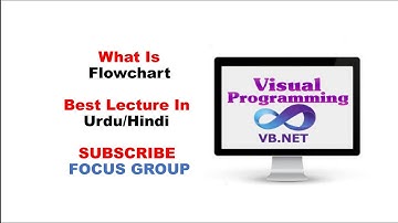 What is Flowchart || Visual Programming || Lecture in Urdu/Hindi