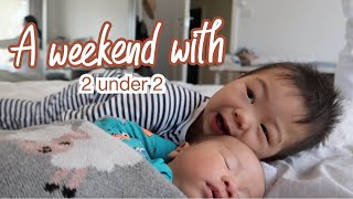 VLOG: Weekend with Newborn and Toddler