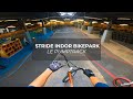 Le pumptracks du stride indorbikepark