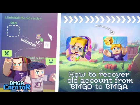 How to recover your old account from BMGO to BMGA ??
