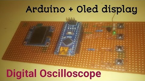 DIY digital oscilloscope using Arduino |OLED display |Arduino project