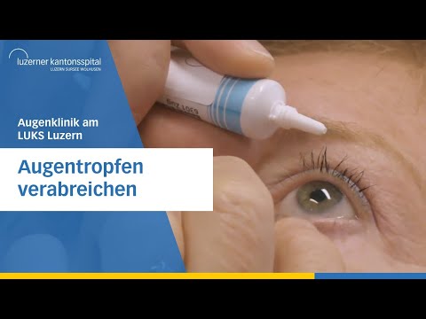 Video: Kann ich Augentropfen mit Sklerallinsen verwenden?
