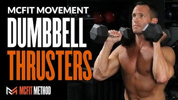 Dumbbell Thrusters - McFit Movement of The Day - Build Total Body Strength