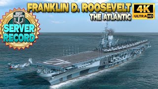 Авианосец Франклин Д. Рузвельт: новый рекорд повреждений сервера - World of Warships