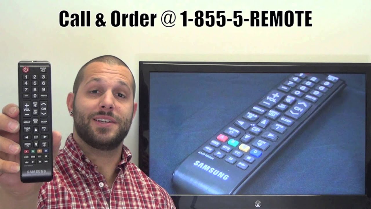 SAMSUNG AA5900666A Remote Control - www.ReplacementRemotes.com - YouTube