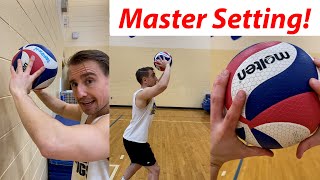 Set Like a Volleyball God  Beginner to Advance  Short & Long Setting Drills to Build Strength!
