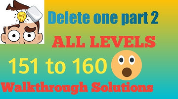 dop 2 level 151 152 153 154 155 156 157 158 159 160 delete one part 2 walkthrough solution