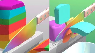 Very satisfying and relaxing ASMR slicing game | part 67