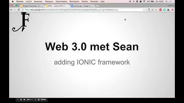 SEAN   adding IONIC framework
