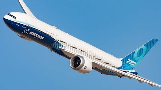 Boeing 777X Flight Demo at the Dubai Airshow 2023