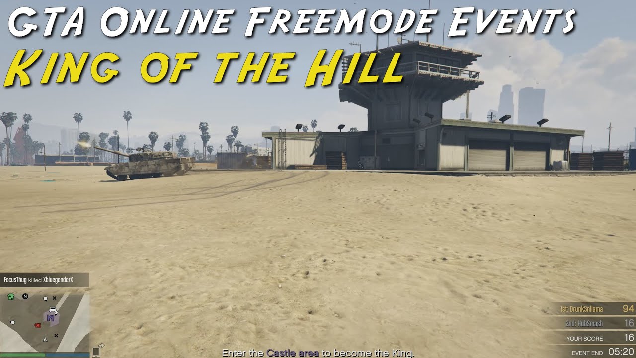 GTA Online King Of The Castle Freemode Event Gameplay GTA V Free