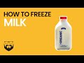 How to Freeze Milk