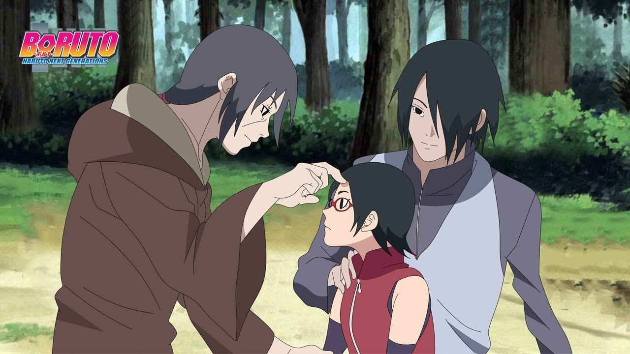 Sasuke apresenta o seu segundo filho, Isachi Uchiha - Boruto